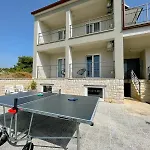 Caramel Comforts With Sea View In Stinjan Only 300 M From The Beach, Free Parking