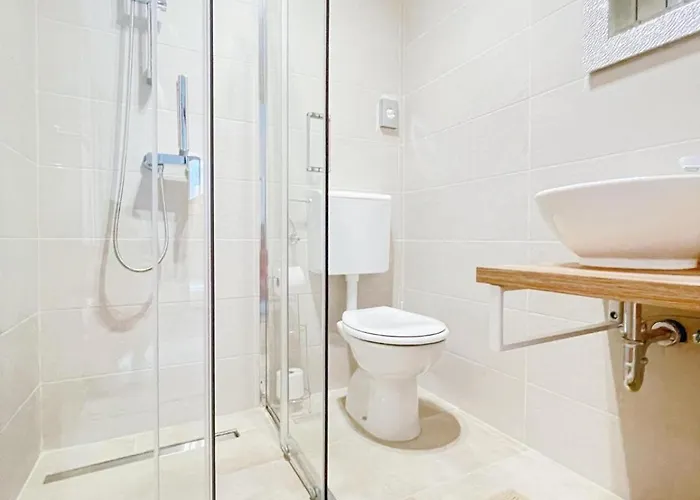 Caramel Comforts With Sea View In Stinjan Only 300 M From The Beach, Free Parking Apartment *