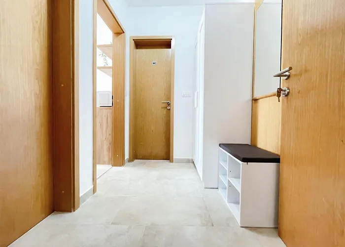 Caramel Comforts With Sea View In Stinjan Only 300 M From The Beach, Free Parking